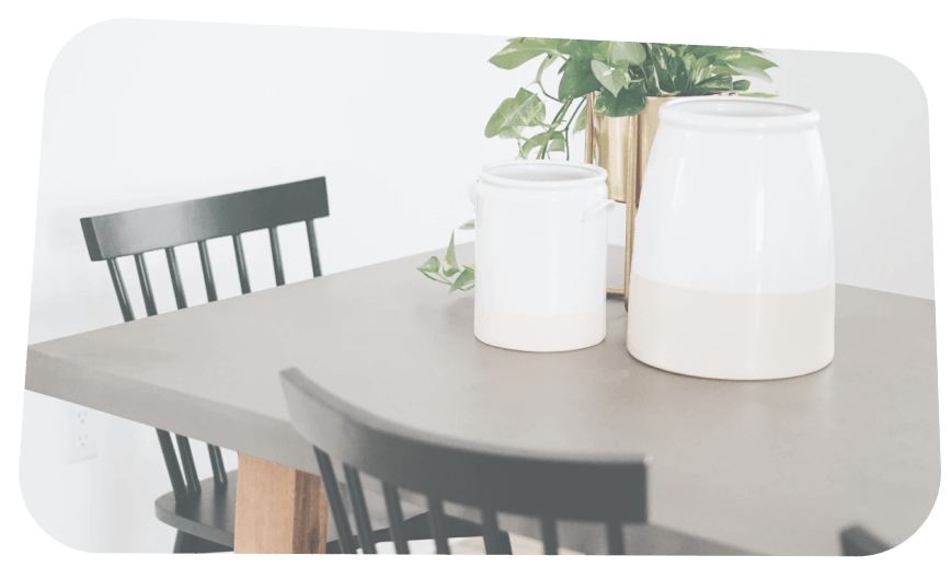 Microschool class being held at the dining room table of the host family